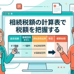 相続税額の計算表を見れば今の財産でいくら払うかわかりますか？