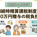 相続時精算課税制度で3000万円贈与すると税負担は本当に減りますか？