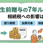 相続時の生前贈与はいつまで遡る？7年ルールで税額は増えますか？