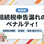 相続税の申告漏れでペナルティの加算税はどのくらいかかりますか？