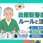 遺言書は自分で書くだけで法的な効力を持たせられますか？